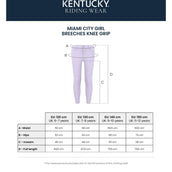 Kentucky Pantalon d'Équitation Miami City Knee Grip Girls Old Rose Kentucky Pantalon d'Équitation Miami City Knee Grip Girls Old Rose