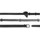 Dyon Rênes Leather Working Collection 1/2 avec Poignées Noir Dyon Rênes Leather Working Collection 1/2 avec Poignées Noir