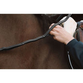 Dyon Rênes Leather Working Collection 1/2 avec Poignées Noir Dyon Rênes Leather Working Collection 1/2 avec Poignées Noir