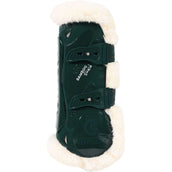 Kentucky Horsewear Protèges-Tendons Bamboo Elastic Vegan Sheepskin Vert foncé Kentucky Horsewear Protèges-Tendons Bamboo Elastic Vegan Sheepskin Vert foncé