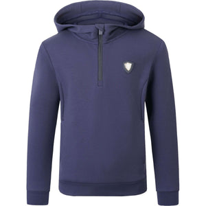 Covalliero Pull col Hoodie SS26 Enfants Foncé Marine Covalliero Pull col Hoodie SS26 Enfants Foncé Marine