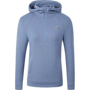 Covalliero Pull col Hoodie SS26 Femme Smoked Blue Covalliero Pull col Hoodie SS26 Femme Smoked Blue