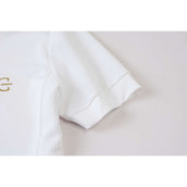 Covalliero T-shirt de Concours SS26 Femme Blanc Covalliero T-shirt de Concours SS26 Femme Blanc