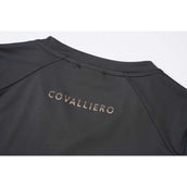 Covalliero T-Shirt SS26 Femme Noir Covalliero T-Shirt SS26 Femme Noir