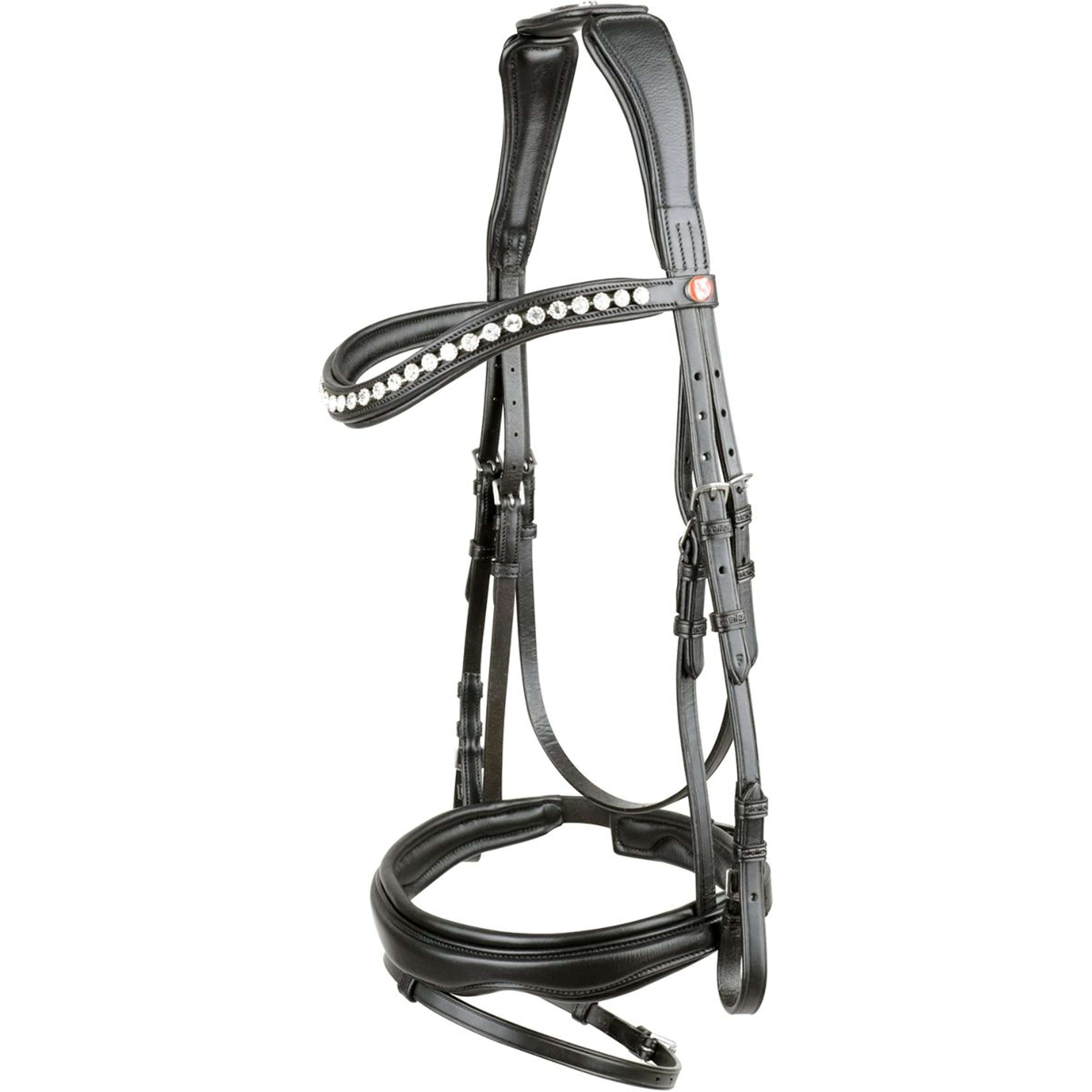 Bride Bombée Horses Arezzo Comfort - Noir Bride Bombée Horses Arezzo Comfort - Noir