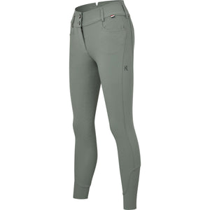 Kingsland Pantalon d'Équitation KLKira Full Grip Green Agave Kingsland Pantalon d'Équitation KLKira Full Grip Green Agave