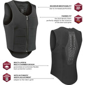 Komperdell Gilet de Protection Flexfit Regular New Noir Komperdell Gilet de Protection Flexfit Regular New Noir