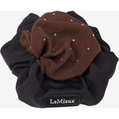 LeMieux Filet à Cheveux Scrunchie Noir/Beige LeMieux Filet à Cheveux Scrunchie Noir/Beige