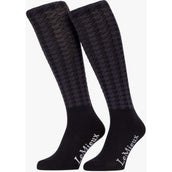 LeMieux Chaussettes d'Équitation Aspen Houndstooth LeMieux Chaussettes d'Équitation Aspen Houndstooth
