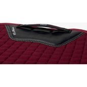 LeMieux Tapis de Selle Prosport Plain Square D-Ring Dressage Bordeaux LeMieux Tapis de Selle Prosport Plain Square D-Ring Dressage Bordeaux