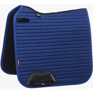 LeMieux Tapis de Selle Prosport Plain Square D-Ring Dressage Benetton Blue LeMieux Tapis de Selle Prosport Plain Square D-Ring Dressage Benetton Blue