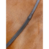 LeMieux Rênes Soft Rubber Havana/Silver LeMieux Rênes Soft Rubber Havana/Silver