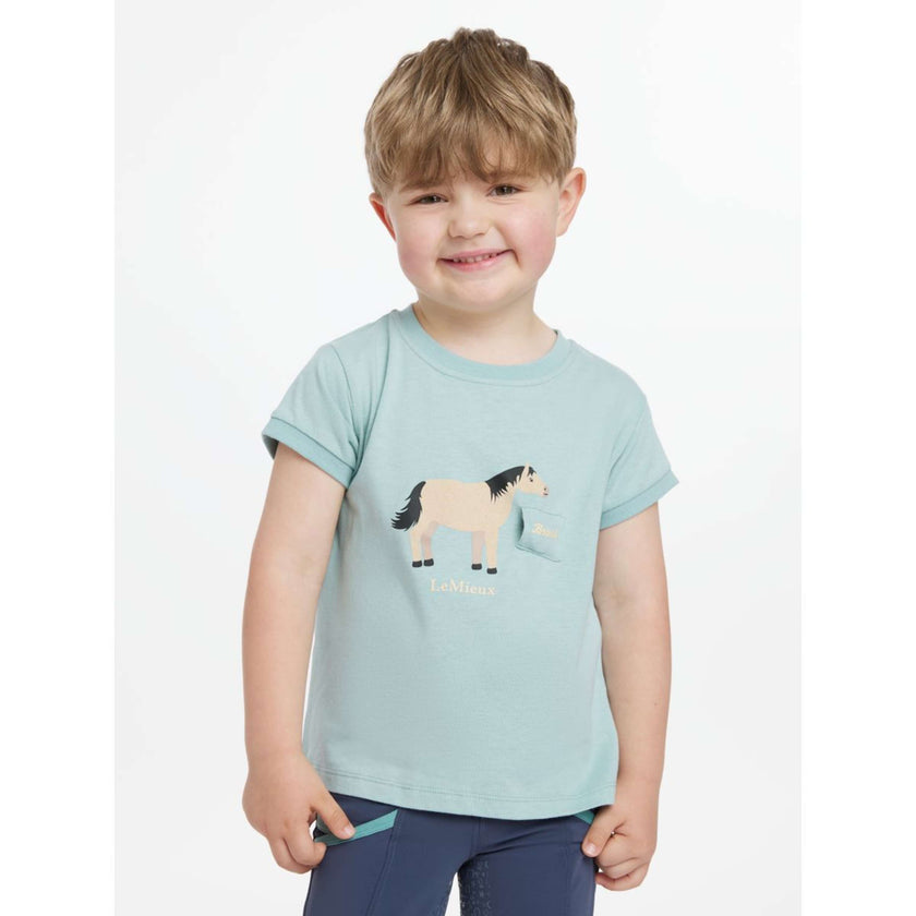 LeMieux T-Shirt Alex Tee Enfants Aqua LeMieux T-Shirt Alex Tee Enfants Aqua