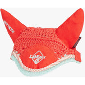LeMieux Toy Pony Bonnet Anti-Mouches Coral Crush LeMieux Toy Pony Bonnet Anti-Mouches Coral Crush