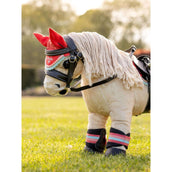 LeMieux Toy Pony Bonnet Anti-Mouches Coral Crush LeMieux Toy Pony Bonnet Anti-Mouches Coral Crush