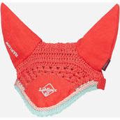 LeMieux Hobby Horse Bonnet Anti-Mouches Coral Crush LeMieux Hobby Horse Bonnet Anti-Mouches Coral Crush