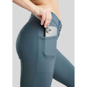 Montar Pantalon d'Équitation MoZida Prise de Genou Dark Slate Montar Pantalon d'Équitation MoZida Prise de Genou Dark Slate