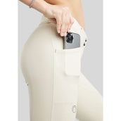 Montar Pantalon d'Équitation MoZida Prise de Genou Warm Light Grey Montar Pantalon d'Équitation MoZida Prise de Genou Warm Light Grey