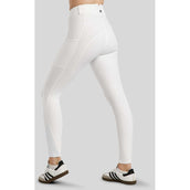 Montar Pantalon d'Équitation MoElaine Lasercut Logo Full Grip Blanc Montar Pantalon d'Équitation MoElaine Lasercut Logo Full Grip Blanc