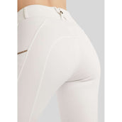Montar Pantalon d'Équitation MoLila Champagne Crystals Full Grip Blanc Montar Pantalon d'Équitation MoLila Champagne Crystals Full Grip Blanc