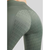 Montar Legging d'Équitation MoPearl Pintuck Full Grip Jade Montar Legging d'Équitation MoPearl Pintuck Full Grip Jade