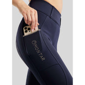 Montar Legging d'Équitation MoLila Champagne Crystals Full Grip Marin Montar Legging d'Équitation MoLila Champagne Crystals Full Grip Marin