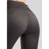 Montar Legging d'Équitation MoLila Champagne Crystals Full Grip Slate Grey Montar Legging d'Équitation MoLila Champagne Crystals Full Grip Slate Grey