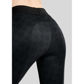 Montar Leggings d'équitation Thermo MoLeia Lumber Check All Over Printed Full Grip Noir Montar Leggings d'équitation Thermo MoLeia Lumber Check All Over Printed Full Grip Noir