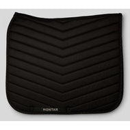 Montar Tapis de Selle Fair Gun Metal Crystals Dressage Noir Montar Tapis de Selle Fair Gun Metal Crystals Dressage Noir