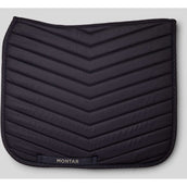 Montar Tapis de Selle Fair Gun Metal Crystals Dressage Marin Montar Tapis de Selle Fair Gun Metal Crystals Dressage Marin