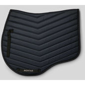 Montar Tapis de Selle Fair Gun Metal Crystals de Saut Slate Grey Montar Tapis de Selle Fair Gun Metal Crystals de Saut Slate Grey