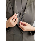 Montar Veste de Concours MoPearl Pintucks Gun Metal Crystals Gris Montar Veste de Concours MoPearl Pintucks Gun Metal Crystals Gris