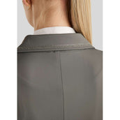 Montar Veste de Concours MoPearl Pintucks Gun Metal Crystals Gris Montar Veste de Concours MoPearl Pintucks Gun Metal Crystals Gris