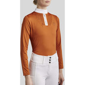 Montar T-shirt de Concours MoRosie Pintucks Longues Manches Bronze Montar T-shirt de Concours MoRosie Pintucks Longues Manches Bronze