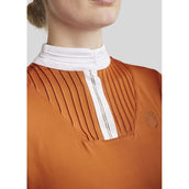 Montar T-shirt de Concours MoRosie Pintucks Longues Manches Bronze Montar T-shirt de Concours MoRosie Pintucks Longues Manches Bronze