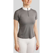 Montar T-shirt de Concours MoPearl Pintucks Gun Metal Crystals Gris Montar T-shirt de Concours MoPearl Pintucks Gun Metal Crystals Gris