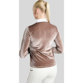 Montar T-shirt de Concours MoValerie Velvet Golden Quartz Crystals Longues Manches Nougat Brown Montar T-shirt de Concours MoValerie Velvet Golden Quartz Crystals Longues Manches Nougat Brown