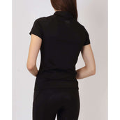 Rebel Polo Shiny Seam Noir Rebel Polo Shiny Seam Noir