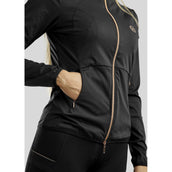 Rebel Blouson Softshell Rosegold Crystals Noir Rebel Blouson Softshell Rosegold Crystals Noir
