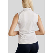 Rebel Sans Manches Chemise Tone in Tone Crystals Blanc Rebel Sans Manches Chemise Tone in Tone Crystals Blanc