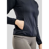 Montar Blouson MoPearl Pintuck Gun Metal Crystals Marin Montar Blouson MoPearl Pintuck Gun Metal Crystals Marin