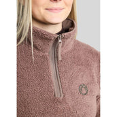 Montar Pull MoEbba Q-Zip Teddy Pile Golden Quartz Nougat Brown Montar Pull MoEbba Q-Zip Teddy Pile Golden Quartz Nougat Brown