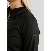 Montar Chemise MoRachel Quarter Zip Noir Montar Chemise MoRachel Quarter Zip Noir