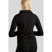Montar Chemise MoRachel Quarter Zip Noir Montar Chemise MoRachel Quarter Zip Noir