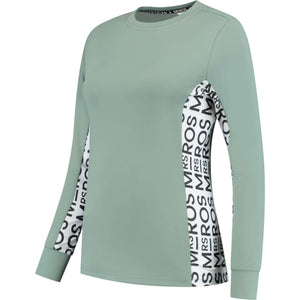 Mrs. Ros Chemise Lavender Fields Longues Manches Vert Mrs. Ros Chemise Lavender Fields Longues Manches Vert