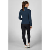 Pikeur Chemise Zip Athleisure AW26 Longues Manches Navy Blue Pikeur Chemise Zip Athleisure AW26 Longues Manches Navy Blue