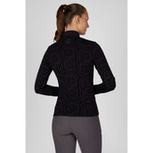 Pikeur Chemise Zip Print Selection AW26 Longues Manches Noir Pikeur Chemise Zip Print Selection AW26 Longues Manches Noir