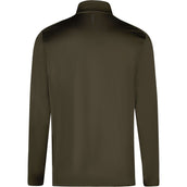Pikeur Chemise Zip Athleisure AW26 Hommes Olive Vert Pikeur Chemise Zip Athleisure AW26 Hommes Olive Vert