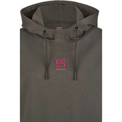 Pikeur Pull col Hoodie Sports AW25 Deep Khaki Pikeur Pull col Hoodie Sports AW25 Deep Khaki