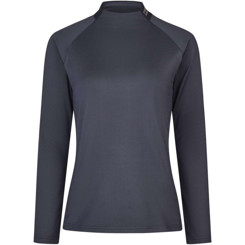 Pikeur Chemise Roll Neck Athleisure AW25 Graphite Blue Pikeur Chemise Roll Neck Athleisure AW25 Graphite Blue